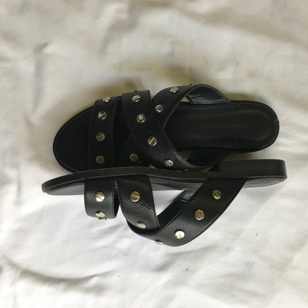 Rebecca Minkoff Womens Susie Open Toe Casual Slide